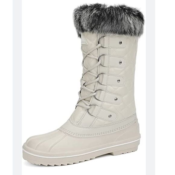 Mishansha Shoes - Mishansha Women's Snow Waterproof Insulated Duck Faux Fur Lined Warm Boot 10